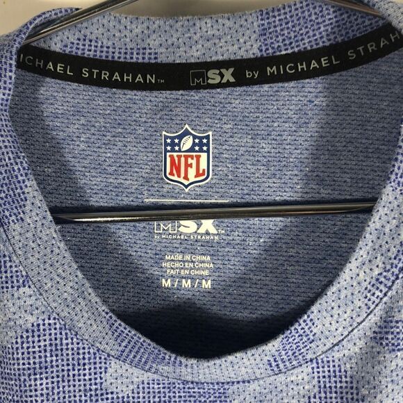 NFL MSX Michael Strahan Camo Giants Short Sleeve Tee - Picture 3 of 6